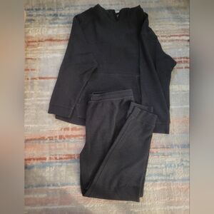 All in Motion Men's Black Lounge Set